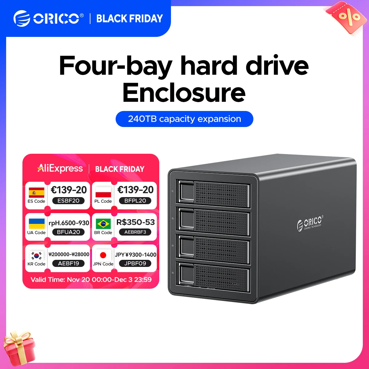 

Док-станция ORICO 35 Series Type-C для жесткого диска, 10 Гбит/с, 5 слоев, большая емкость для 3,5-дюймового жесткого диска для добычи альткойнов