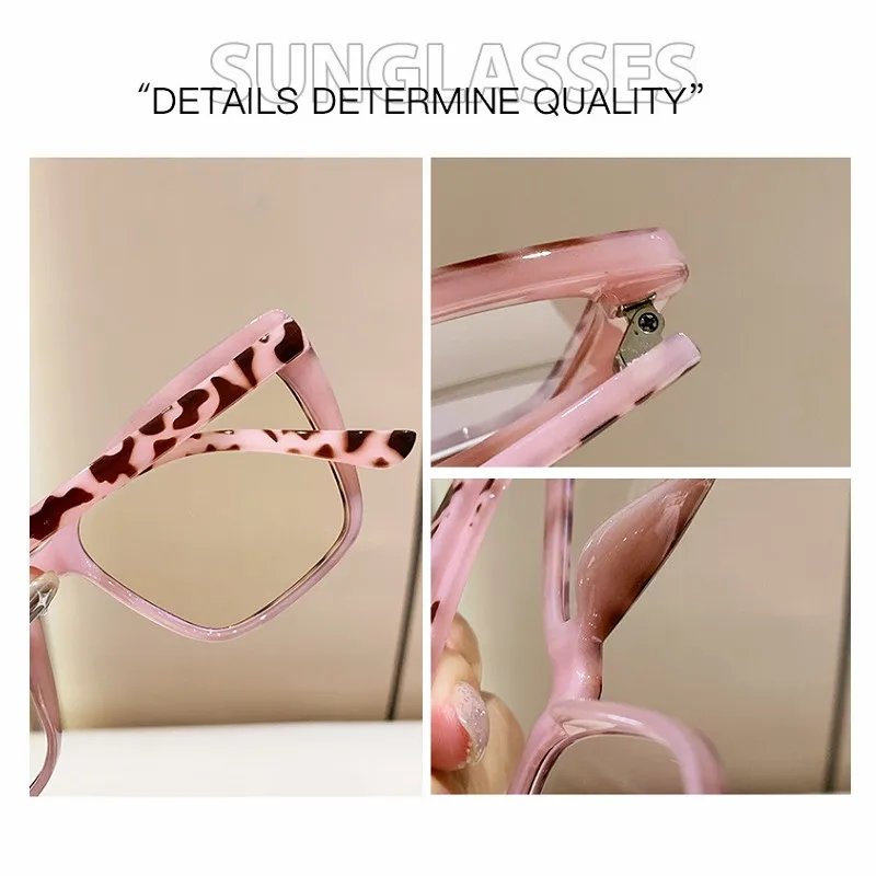 2025 جديد عين القط مكافحة نظارات الضوء الأزرق النساء خمر النظارات امرأة ليوبارد الوردي إطار نظارات النظارات الكلاسيكية خمر