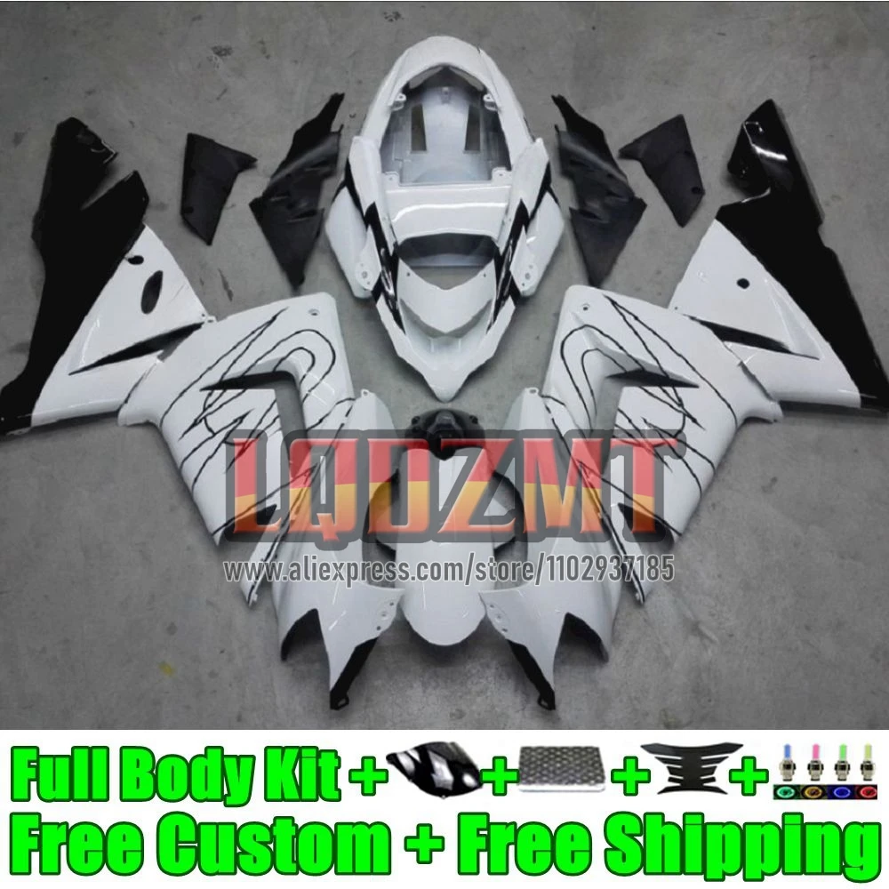 OEM Frame For KAWASAKI NINJA ZX 10R 1000 10 R ZX-10R white glossy 49No.5 ZX10R 2004 2005 1000CC ZX1000 04 05 Injection Fairing