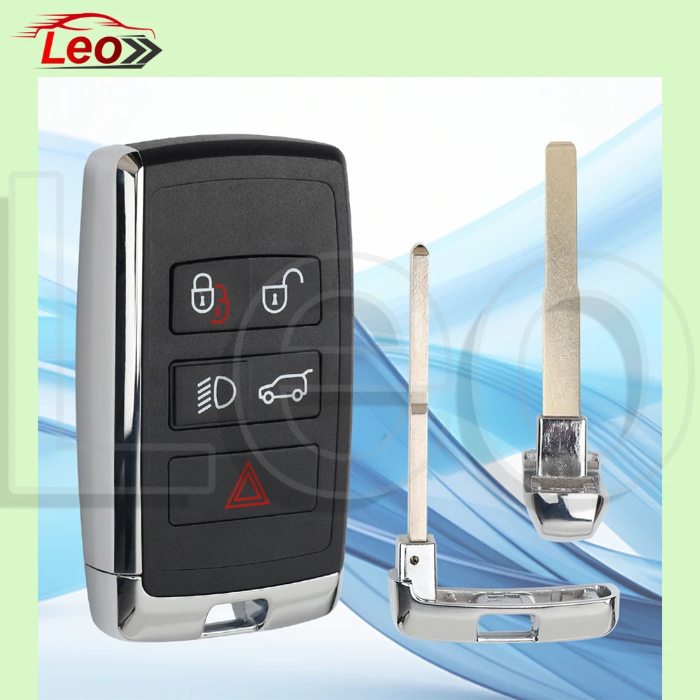 Leo FCC:KOBJTF10A 315/433MHz ID:49CHIP Car Smart Remote Key For Land Rover Range Rover Sport Evoque Freelander Jaguar Discovery4