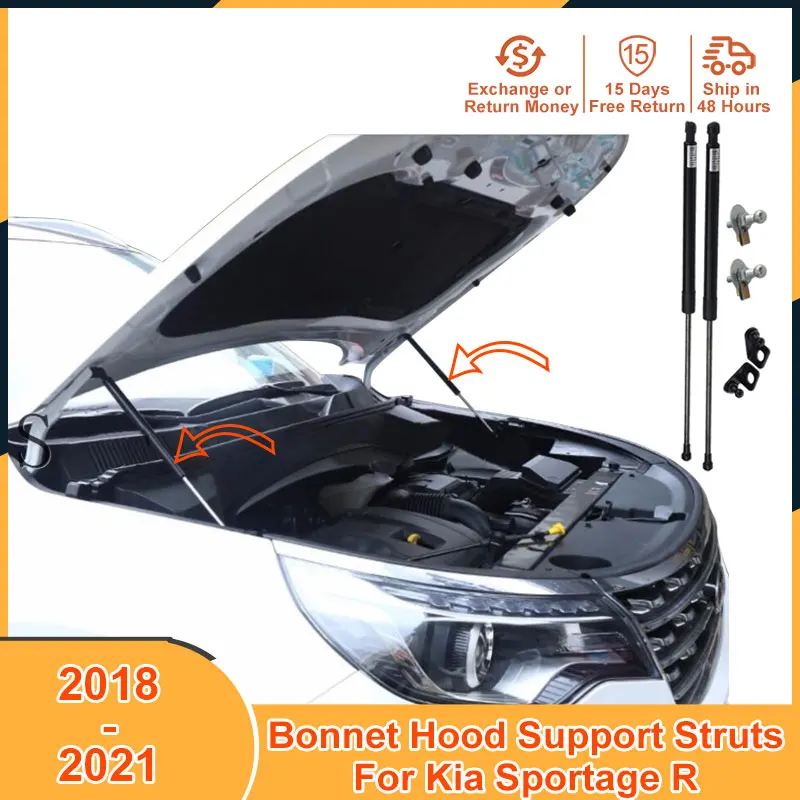 

Bonnet Hood Damper For Kia Sportage R 2018-2021 2018 2019 2020 2021 Accessories Shock Absorber Lift Support Gas Strut Bars