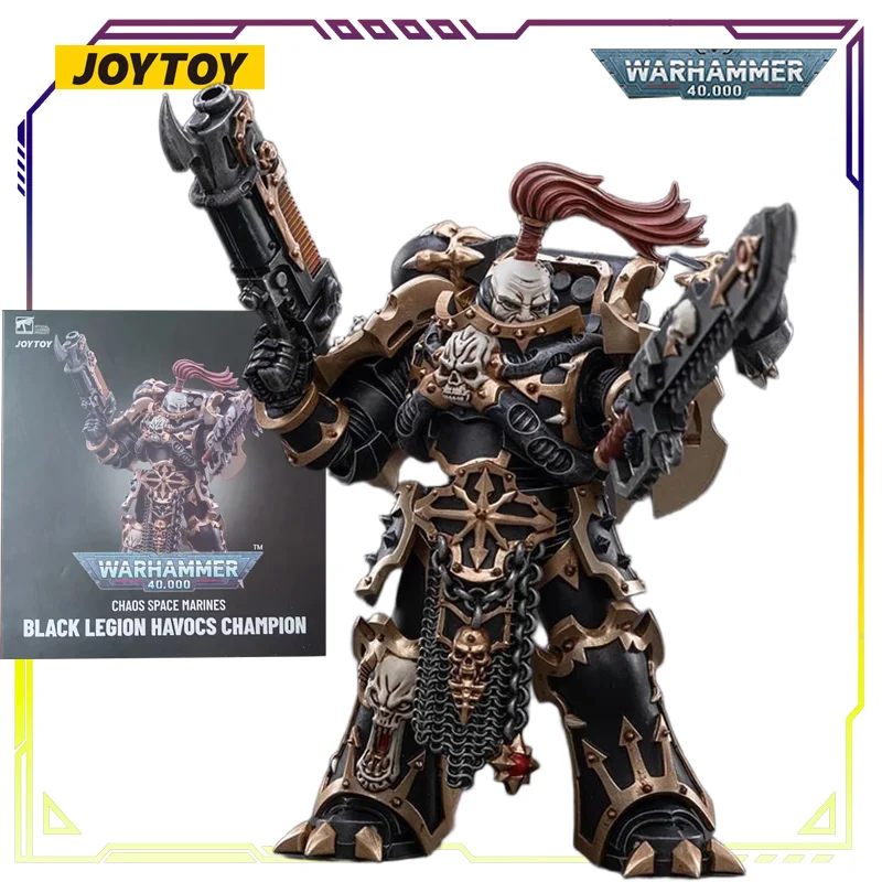 JOYTOY Originele Warhammer 40K Serie Black Legion Ramp Squad Anime Action Figure Model Speelgoed Collectible Model Cadeaus voor jongens