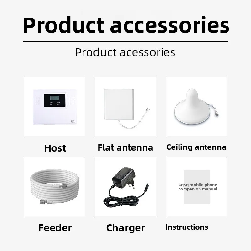 4G 5G Mobile Signal Amplifier Cellular Signal Booster for Villa Home Mountain Indoor Coverage