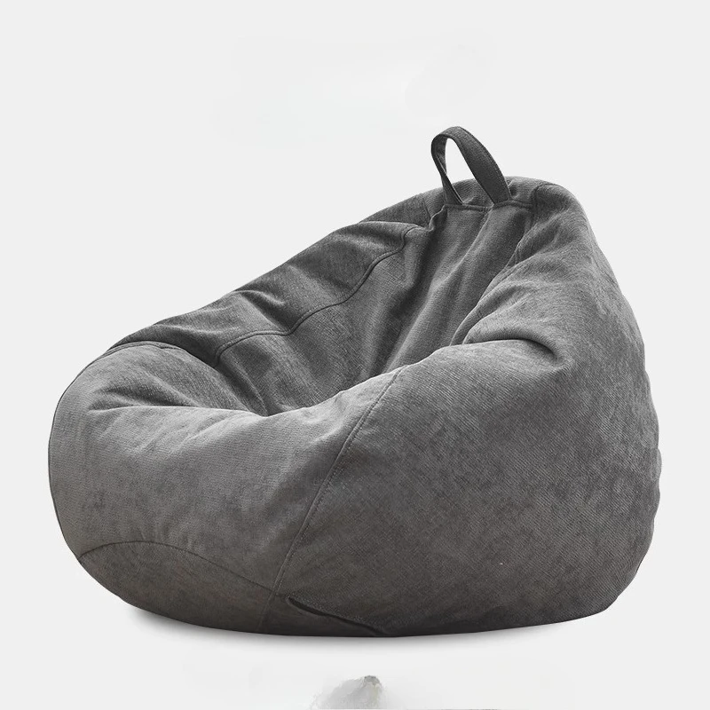 リビングルームの装飾ビーンバッグソファ、ヨーロッパ風ラウンジ、ホームベッドルームビーンバッグソファ、快適なコーナーパフ、詰め物入り家具