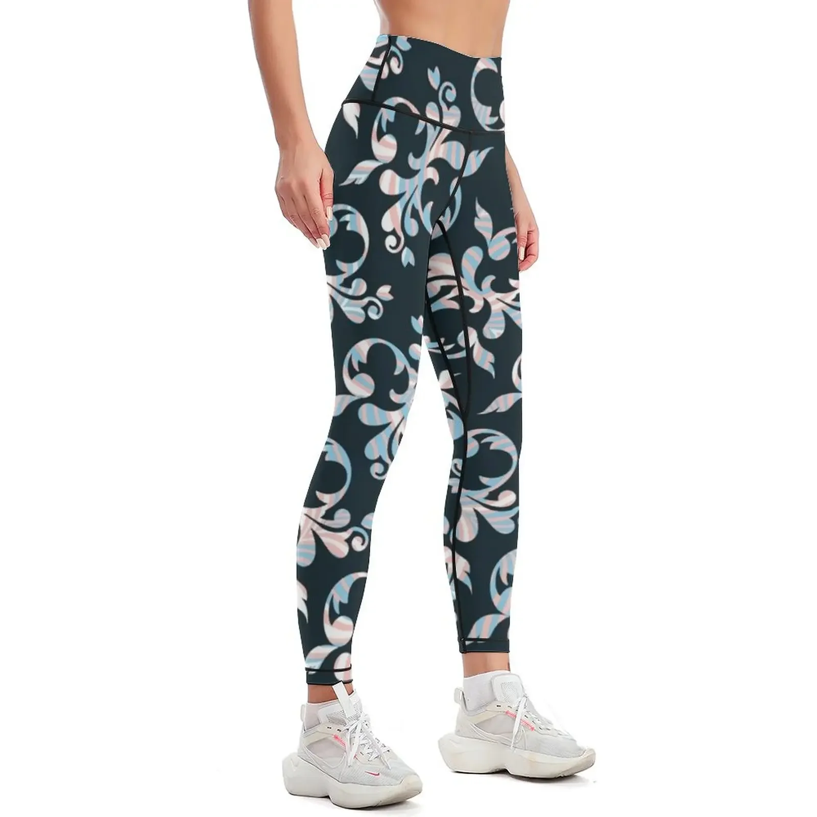 Trans Floral Leggings sportswear woman gym 2025 Women's trousers flared gym's sportswear Womens Leggings