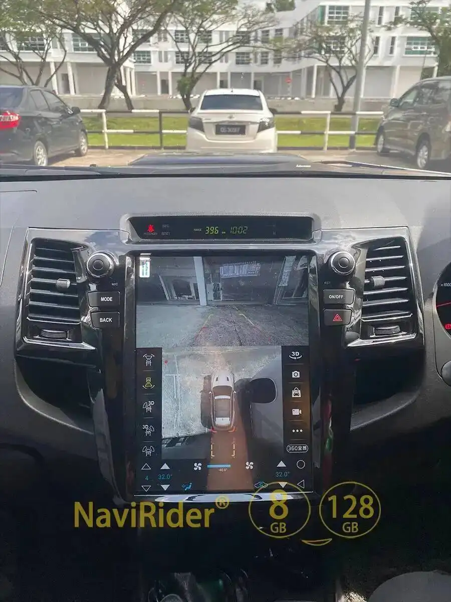 Vertikaler Bildschirm GPS CarPlay Audio Multimedia Video Player Navigation Autoradio für Toyota Fortuner Hilux Revo 2005-2014 Android – Detail 21
