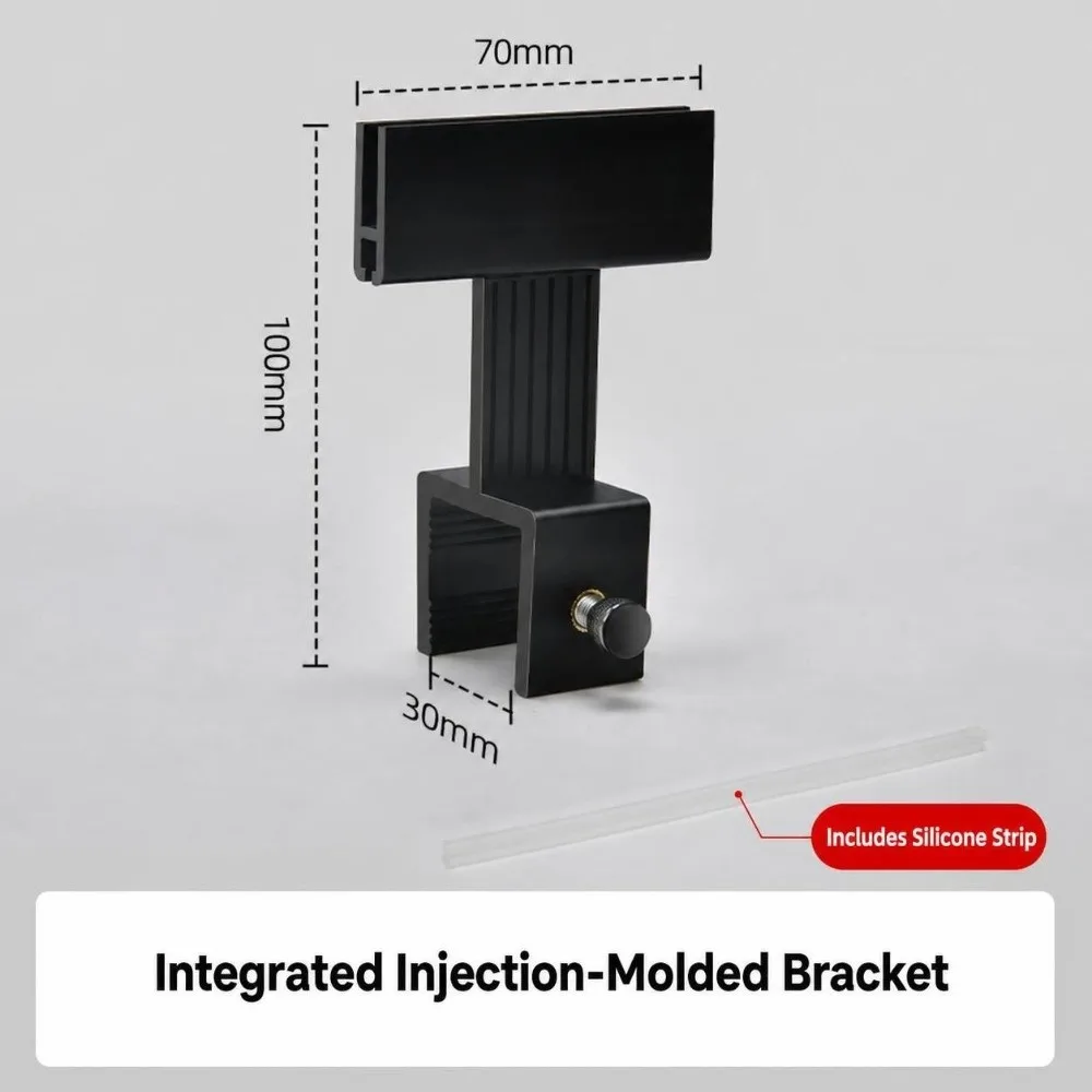 Portable Hard Plastic POP Sign Holder Adjustable C-Clamp Retail Poster Clip Price Tag Stand Clothing Store