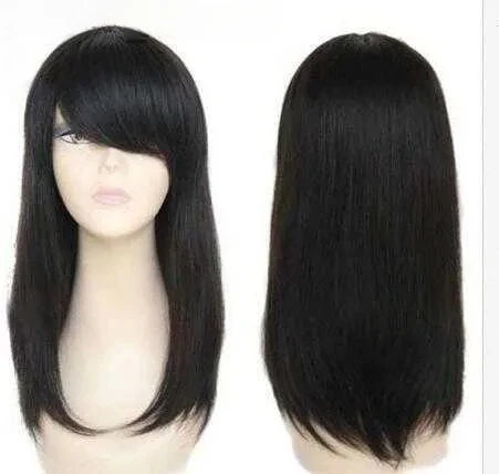 

Synthetic Wigs new style long black straight cosplay wigs for modern women hair wig