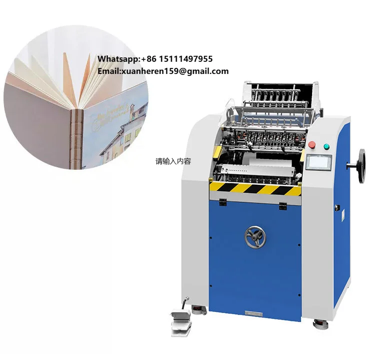 Automatic Book Sewing Machine Notebook Exercise Thread Book Sewing Machine Book Making Thread Stitching Machine