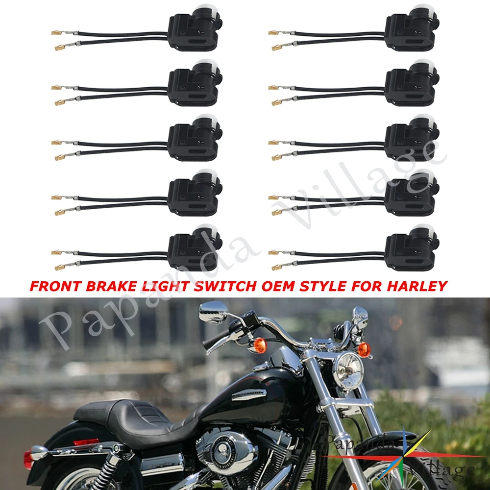 

Handlebar-Mounted Front Brake Light Switch For 2012-2017 Harley Softail FX/FL Dyna FXD & 2014+ Sportster XL Replace HD# 71500118