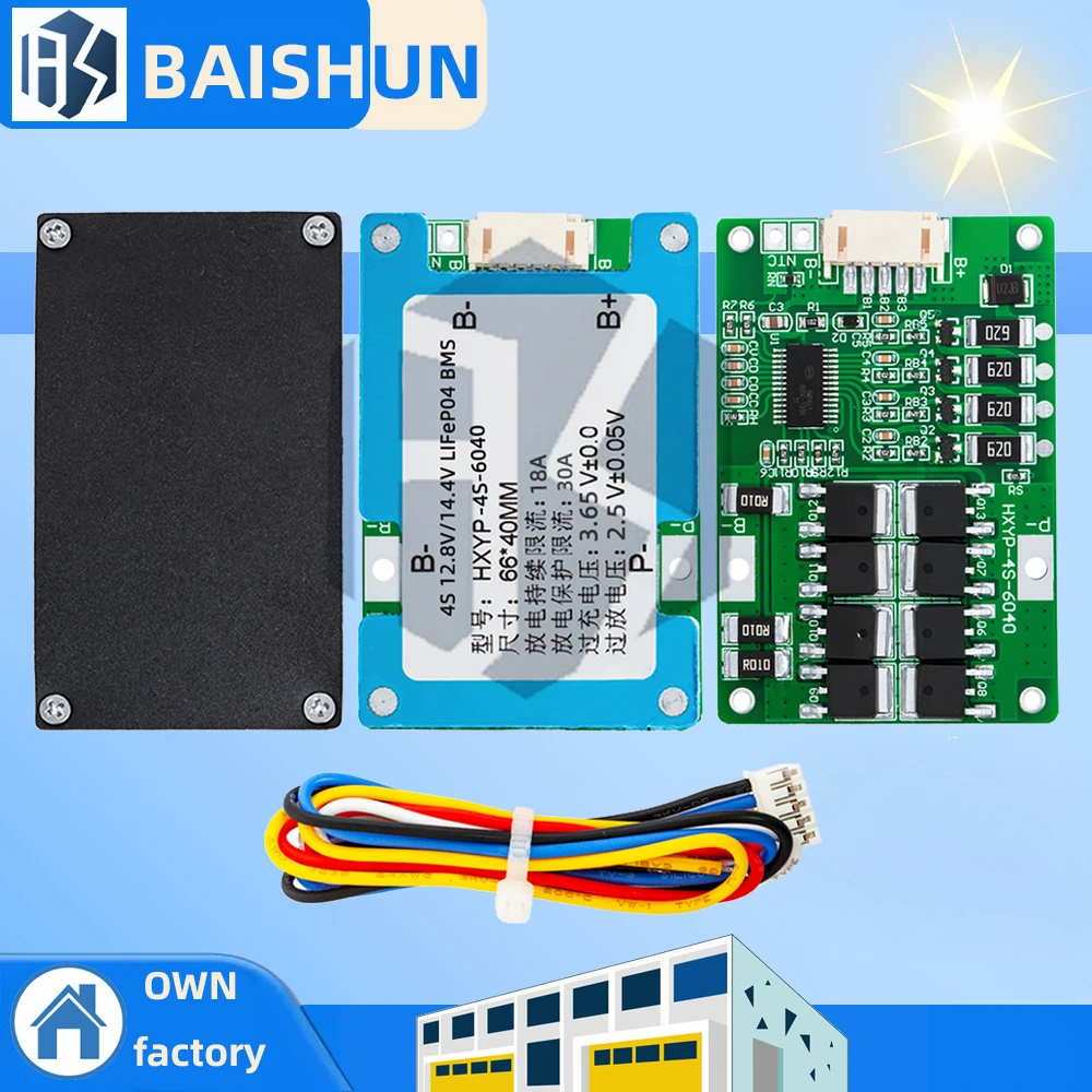 4S 3.2V/3.7V 18650 …