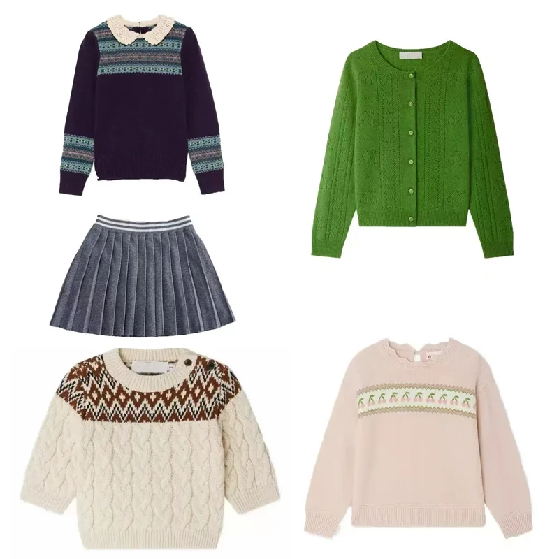 

PER-SALE 2025 Autumn BP wool cotton Baby Girls Pink Toddler Girl Cardigan Baby Girl Winter Clothes Sweater Vest Baby Boy Sweater