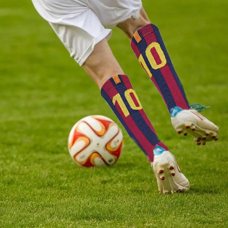 Number Football Socks Professional Soccer Socks Paris Club Star Number Football Socks Men's Sports Socks Football Socks image 2