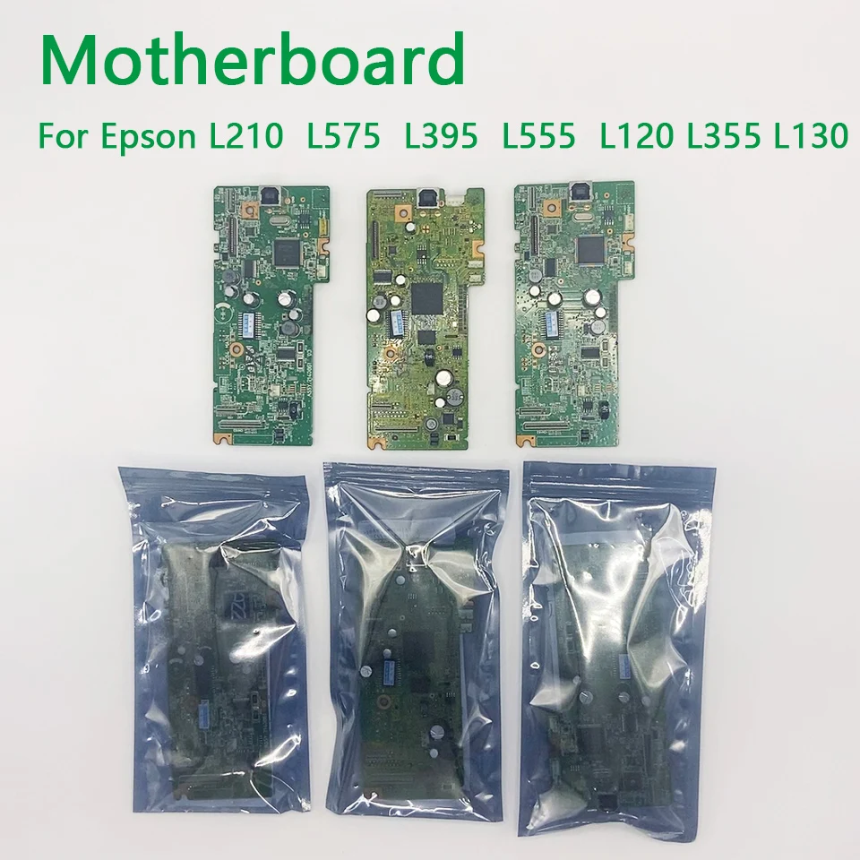 Epson L210 L575 L395 L555 L120 L355 L130 Printer Motherboard Logic MainBoard For  Epson L575 L395 L555 L120 L355 L130 Printer