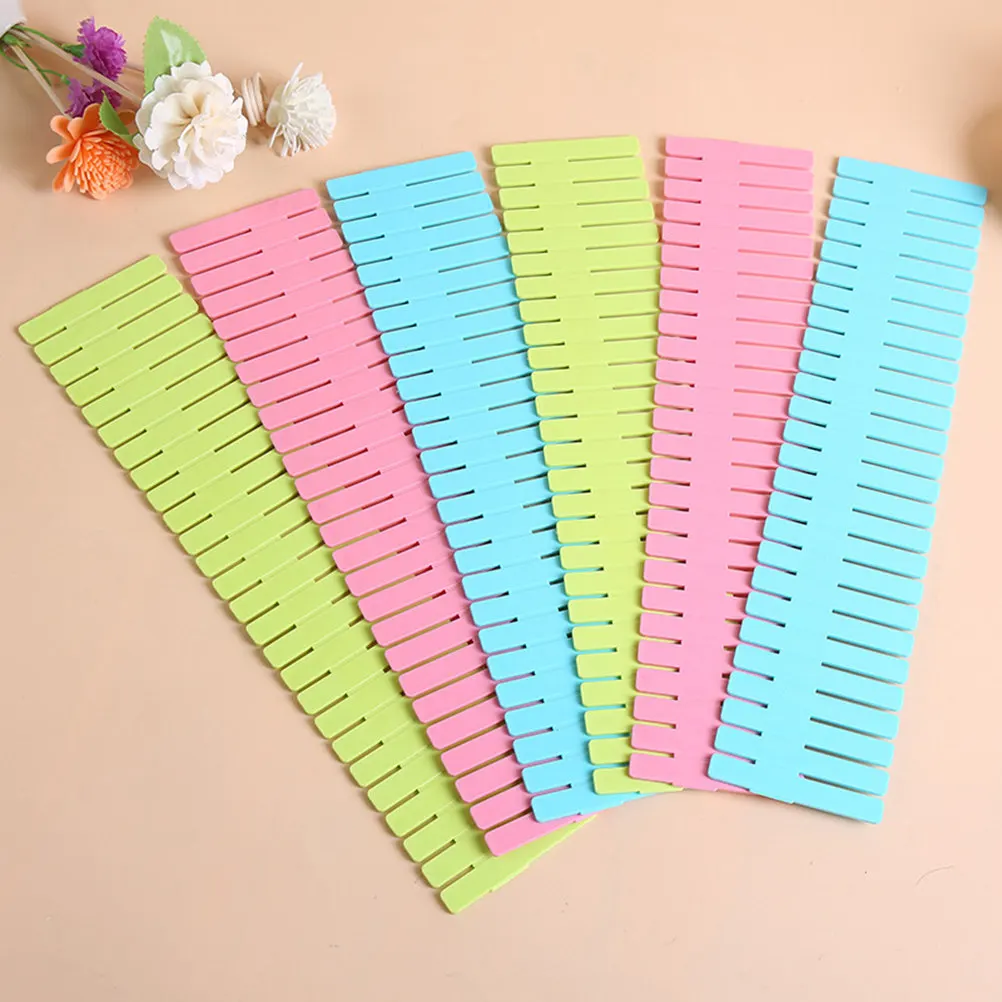 4Pcs Drawer Divider Flexible Adjustable Plastic Organizer DIY Storage Container for Hosiery Belts Scarves Underwear Makeup Tidy