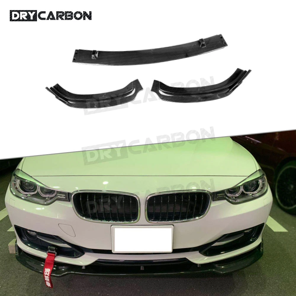 

Carbon Fiber Look Front Lip Spoiler for BMW 3 Series F30 F35 Standard 2012-2018 Head Bumper Chin Shovel Car Styling Body Kits