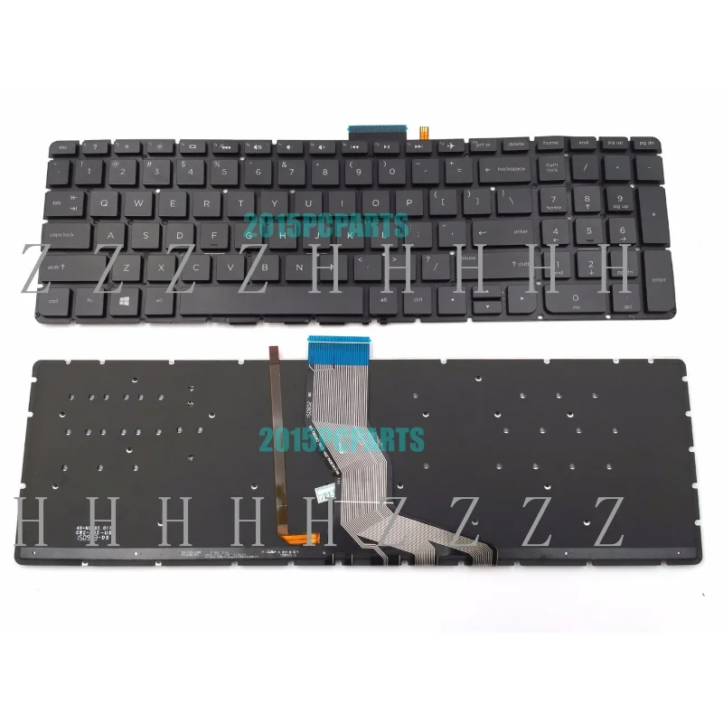 Nuevo teclado retroiluminado estadounidense para HP Pavilion 15-AU020WM 15-AU023CA 15-AU023CL 15-AU027CL
