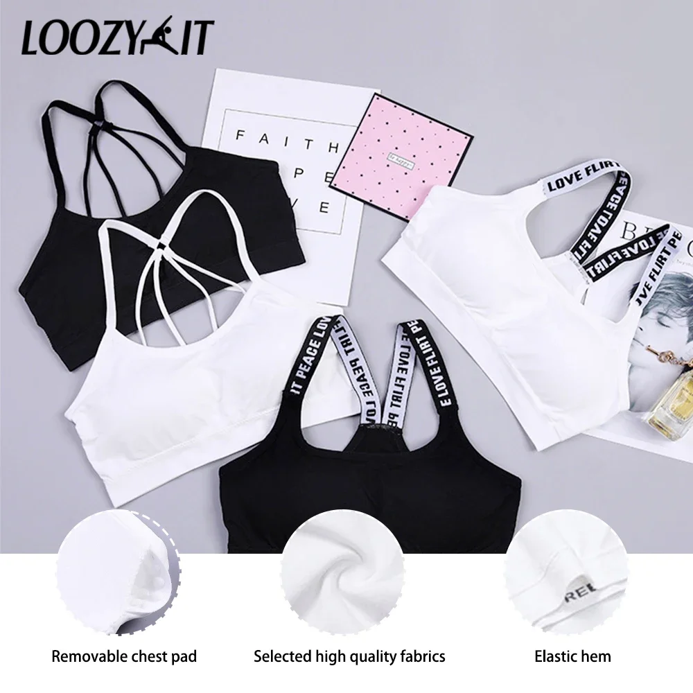 Sexy bra Top Women Sports bra High Impact For Gym Fitness Female Pad Sportswear Tank Top Yoga Push Up Bralette   Drop Align Darc