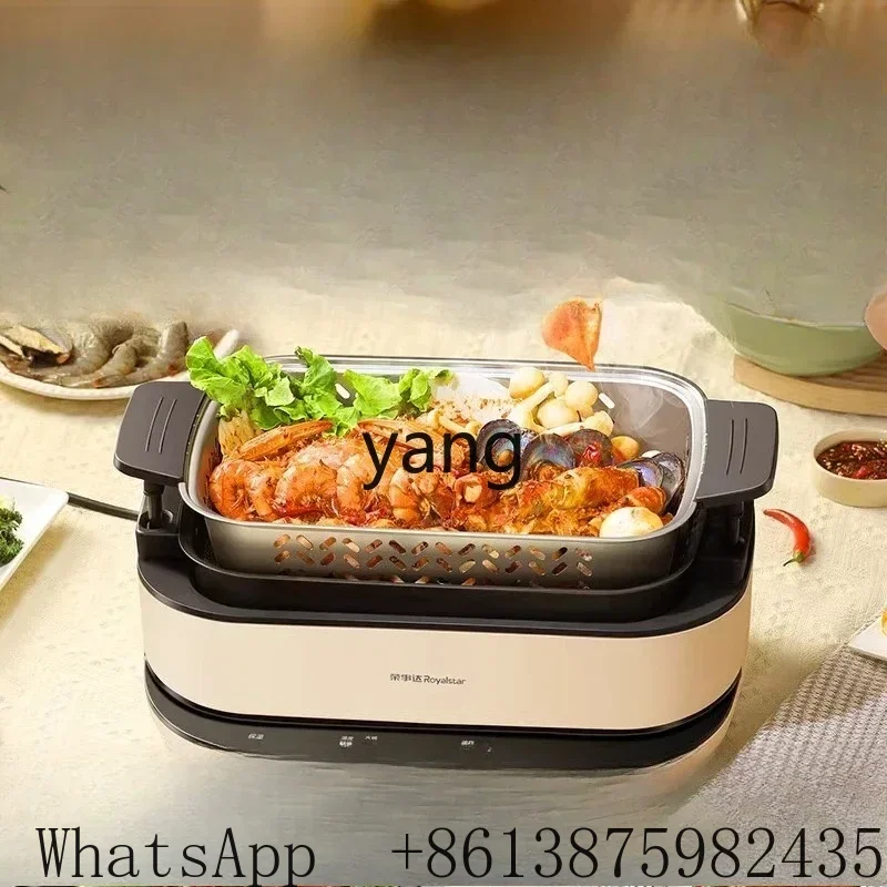 CX lifting household 6L large-capacity split electric cooking pot multi-function
