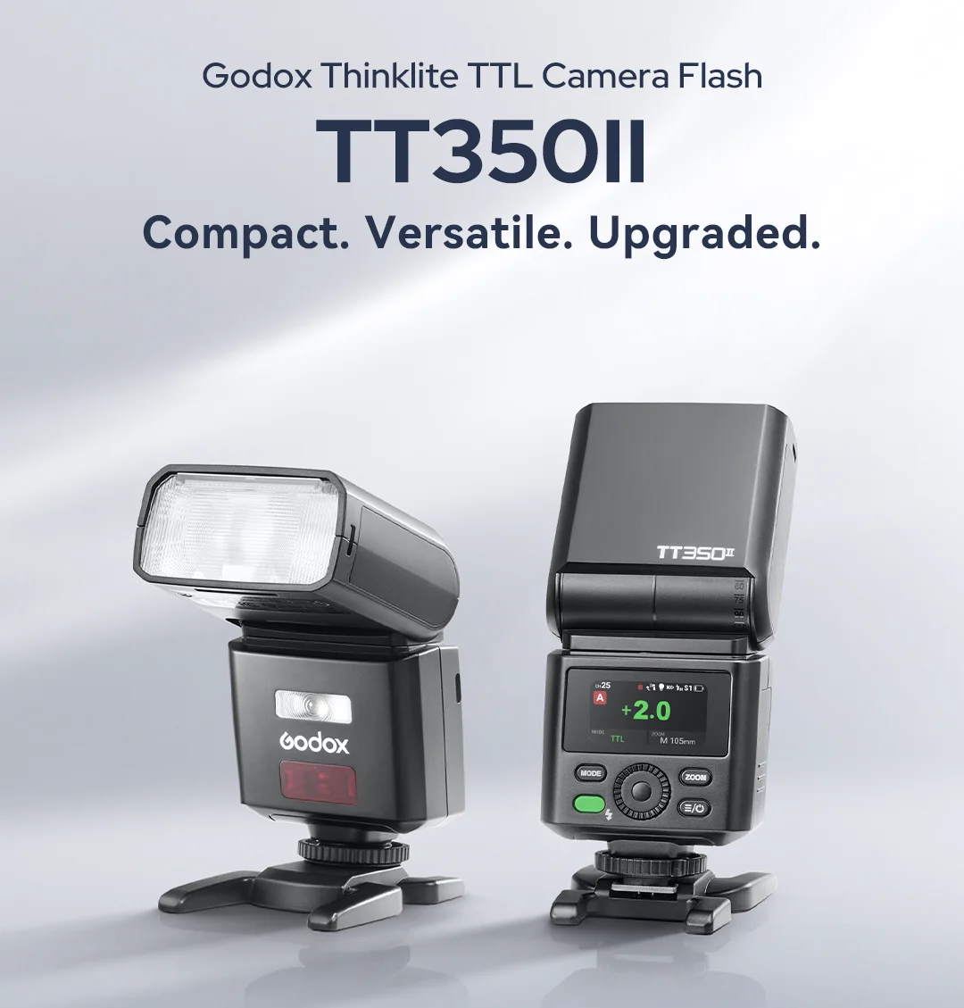 Godox TT350 II Flash C/N/S/F/O Thinklite TTL Camera Flash with Hybrid Hot Shoe for Sony Canon Nikon Fujifilm Olympus Camera