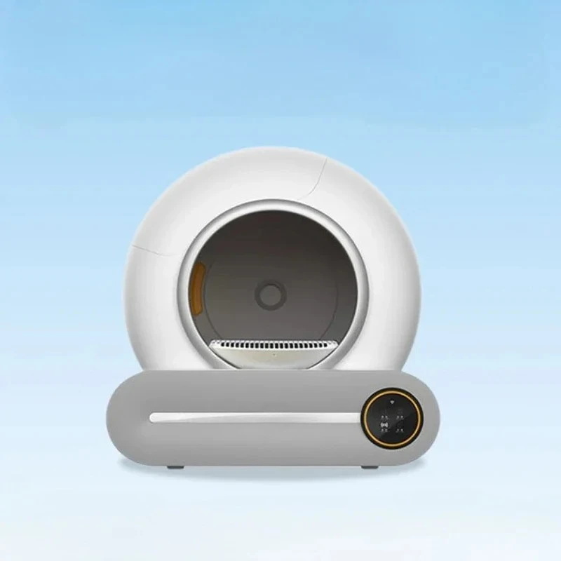 Pet Litter Box Inteligente, Limpeza Totalmente Automática de Elétrica, Grande Vaso Sanitário Para Gato, Desodorização, Totalmente Fechado