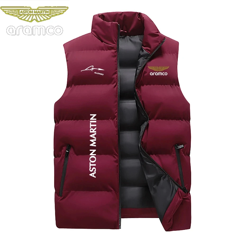 Aston Martin Racing Driver Printed Men's Vest Jacket Casual Fashionable Outdoor Sports Spring Autumn Collection 2026