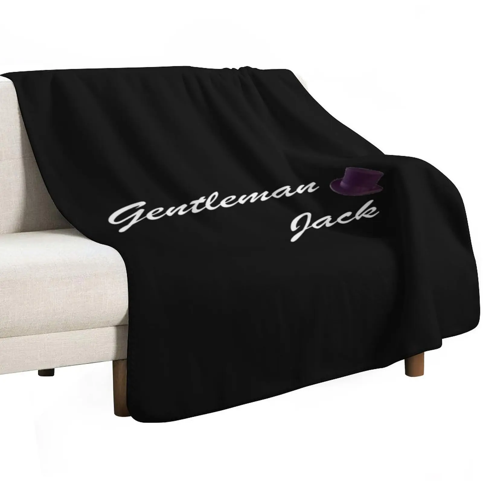 Gentleman Jack - title Throw Blanket Decorative Beds Sofa heavy to sleep Soft valentine gift ideas Decoratives Blankets