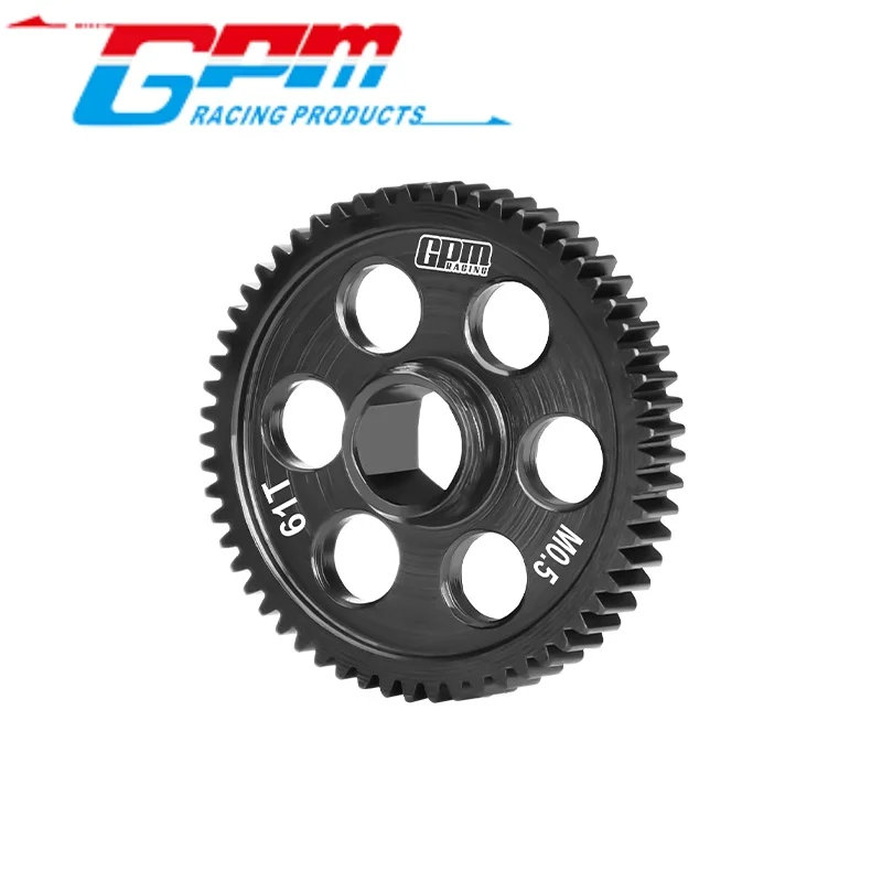 

Шестерня прямозубая GPM MQM061TS из углеродистой стали 40Cr, модуль 0.5, 61 зуб, для модернизации радиоуправляемых моделей ARRMA 1/16 QUAKE, GROM, GORGON