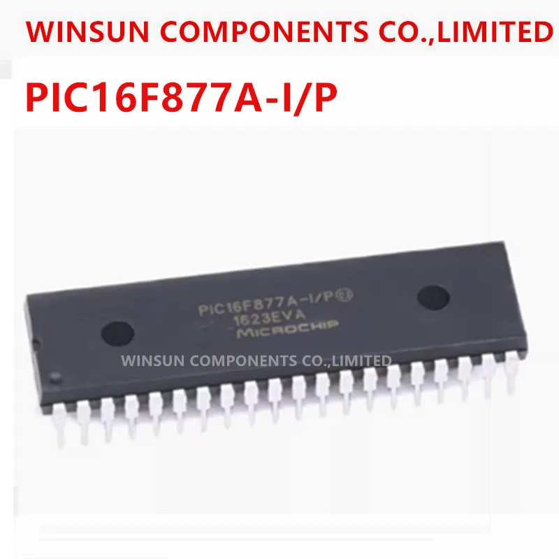 (5piece)100% new imported original  PIC16F877A-I/P DIP-40 8-bit CMOS microcontroller