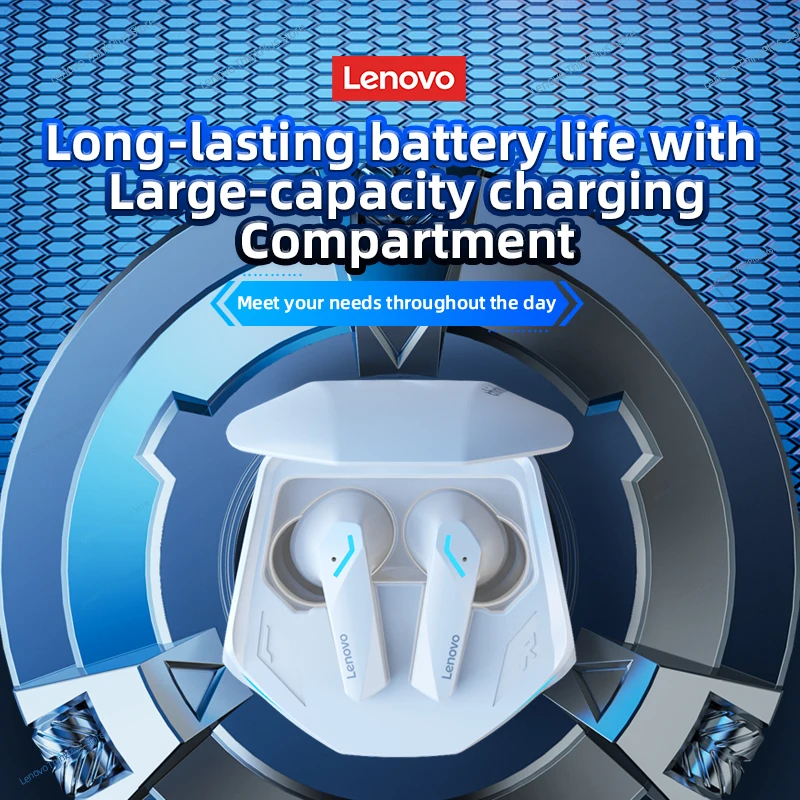 เดิม Lenovo GM2 Pro หูฟังบลูทูธ 5.3 หูฟังสําหรับเล่นเกมไร้สาย Latency ต่ํา HD Dual Mode หูฟังพร้อมไมโครโฟน GM2Pro