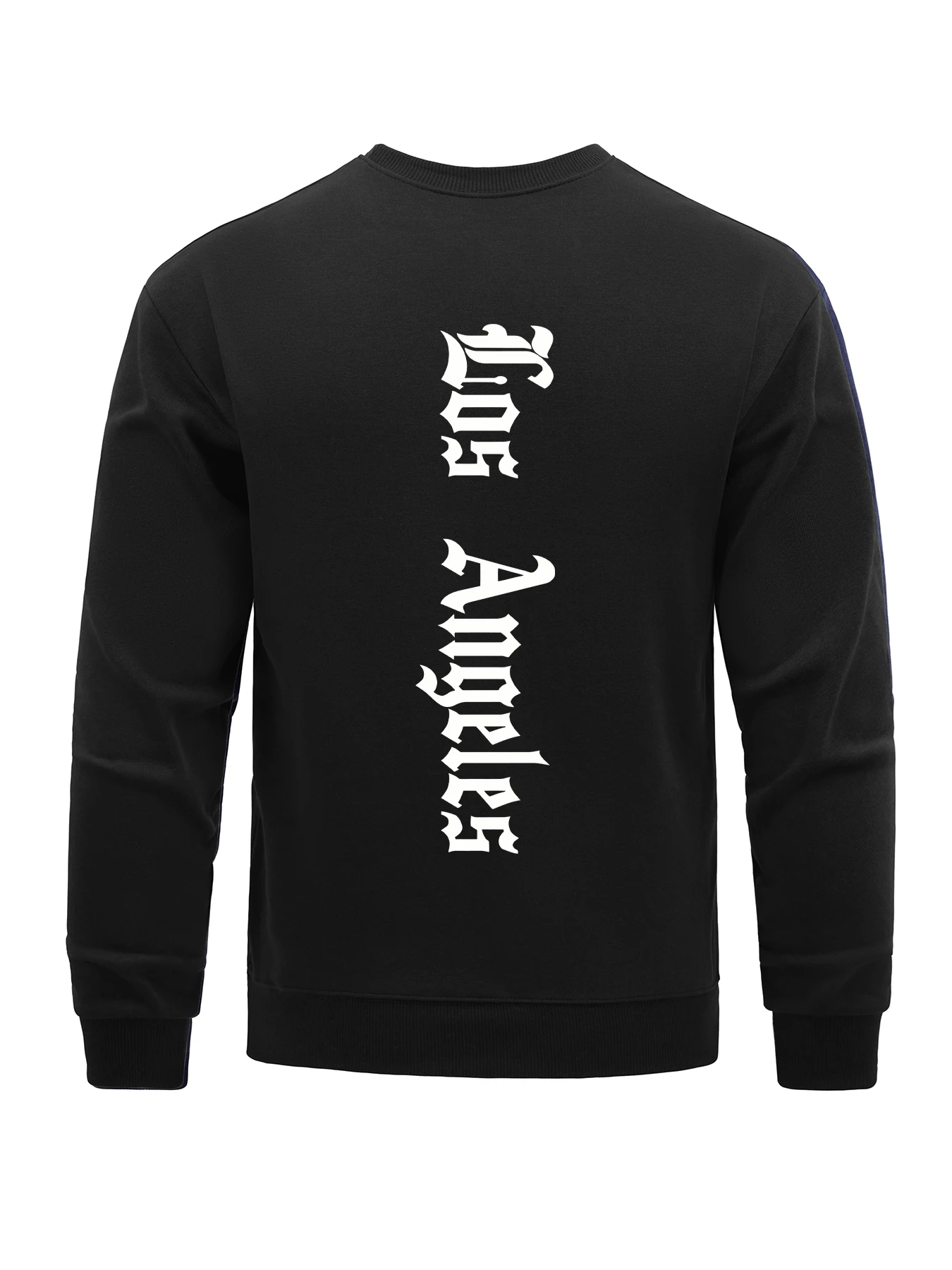 

Los Angeles Art Letter Design Printed Men Sweatshirt Hip Hop Fashions Sportswear Crewneck Soft Pullovers Autumn Casual Loose Top