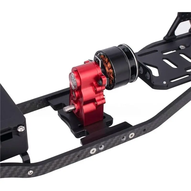 ABXE-Metal Vertical Gear Box High Performance Gearbox For 1/10 RC Crawler Car TRX4 For DEFENDER Axial SCX10 Upgrade Parts C