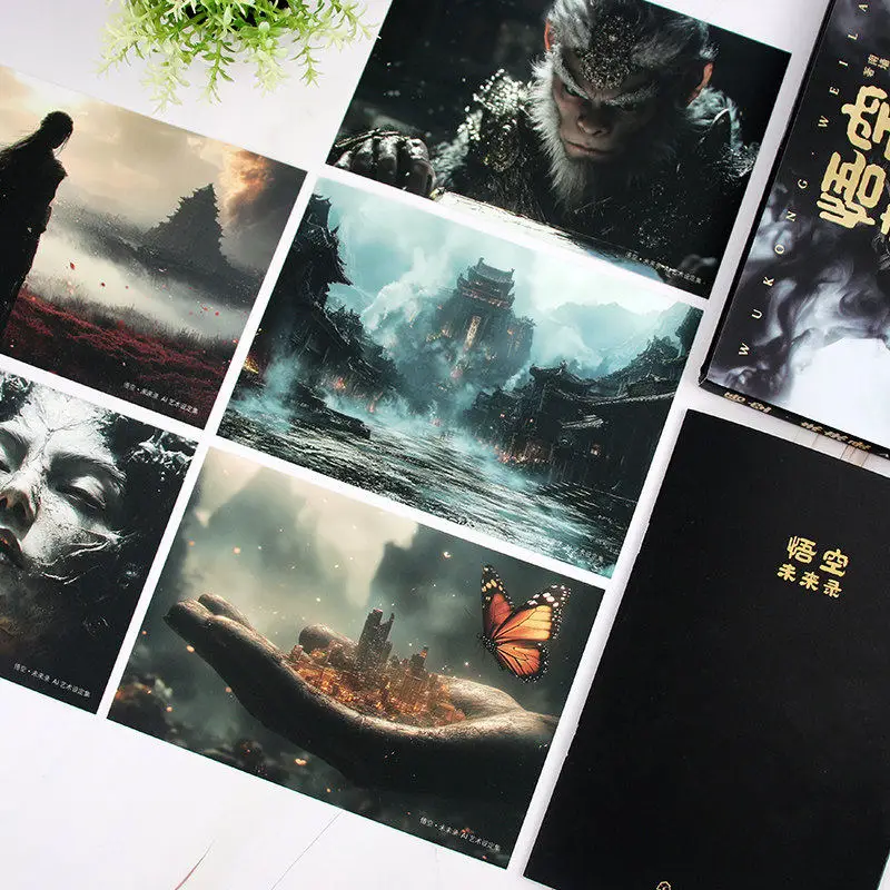 Wukong Future Record AI Art Setting Collection Game Design, Creative Animation, Character Design, AI Drawing Image Design Book