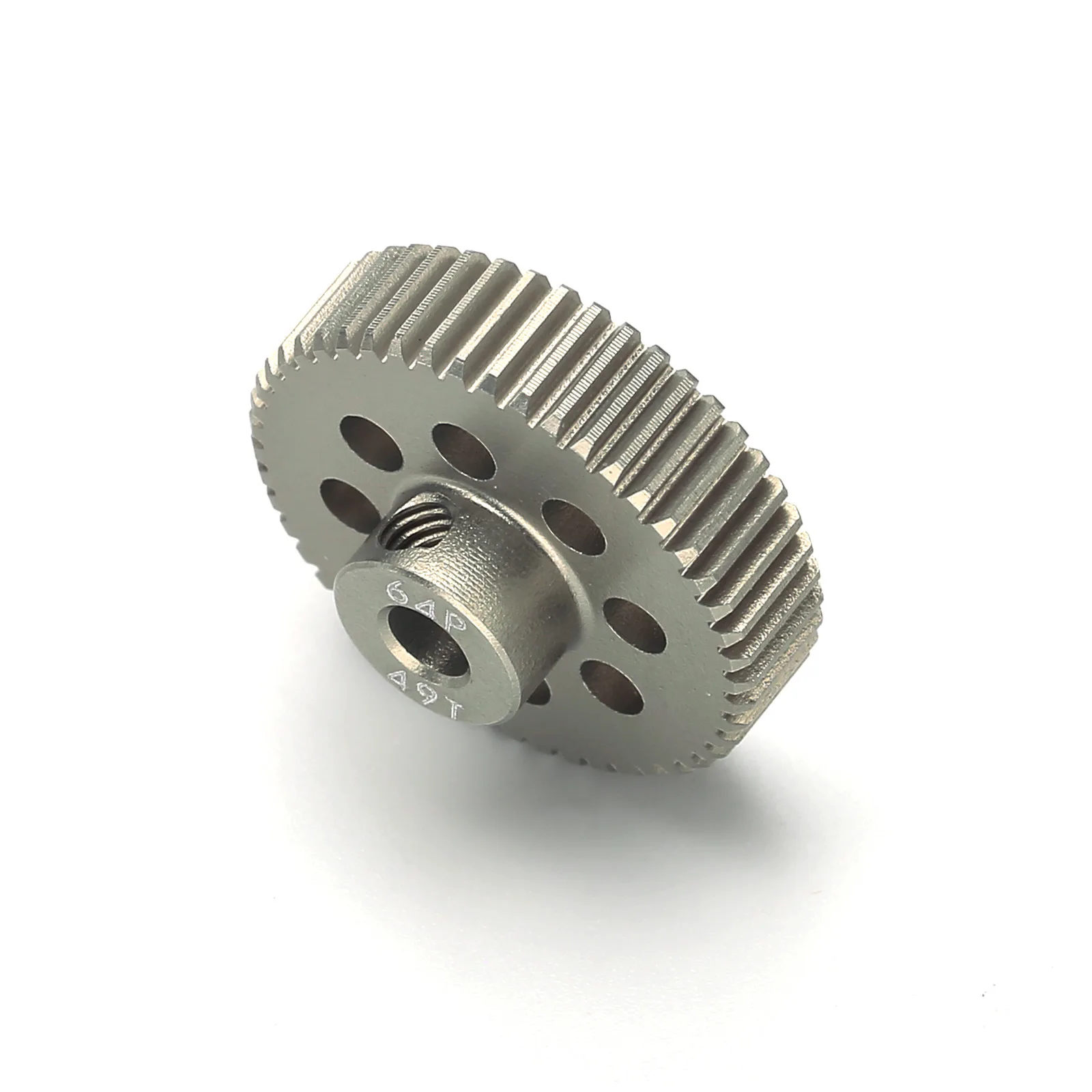 Zestaw zębatek RC 64P 3.175mm, aluminiowe hartowane zębatki silnikowe 21-54T do tuningu samochodów RC w skali 1/10