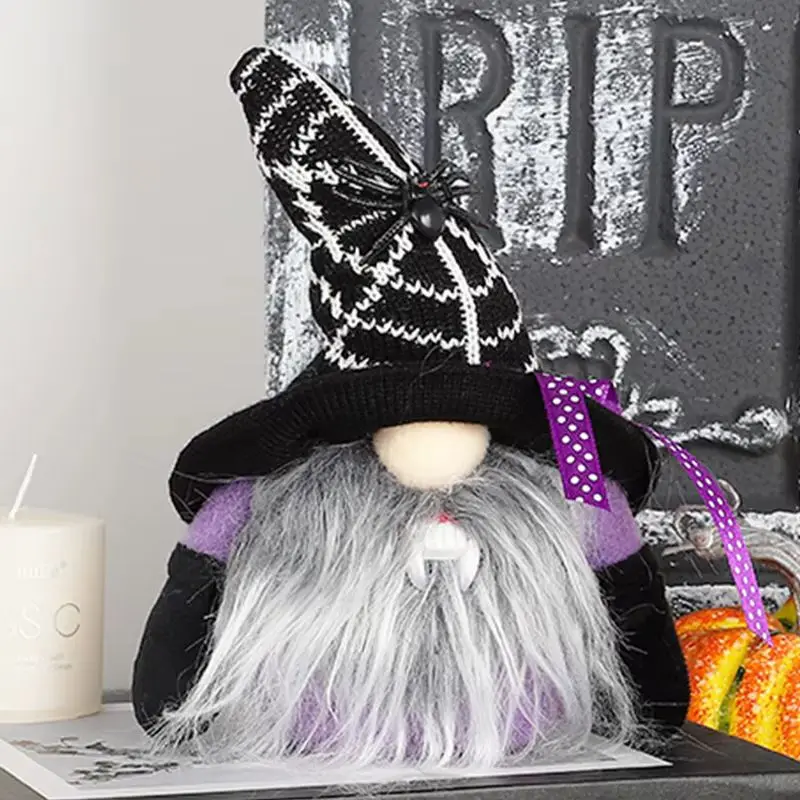 Vampire Gnomes Cotton Doll Spider Gnomes Pillow Dwarf Doll Faceless Gnomes Vampire Gnomes For Halloween Decora Toy Festival Gift