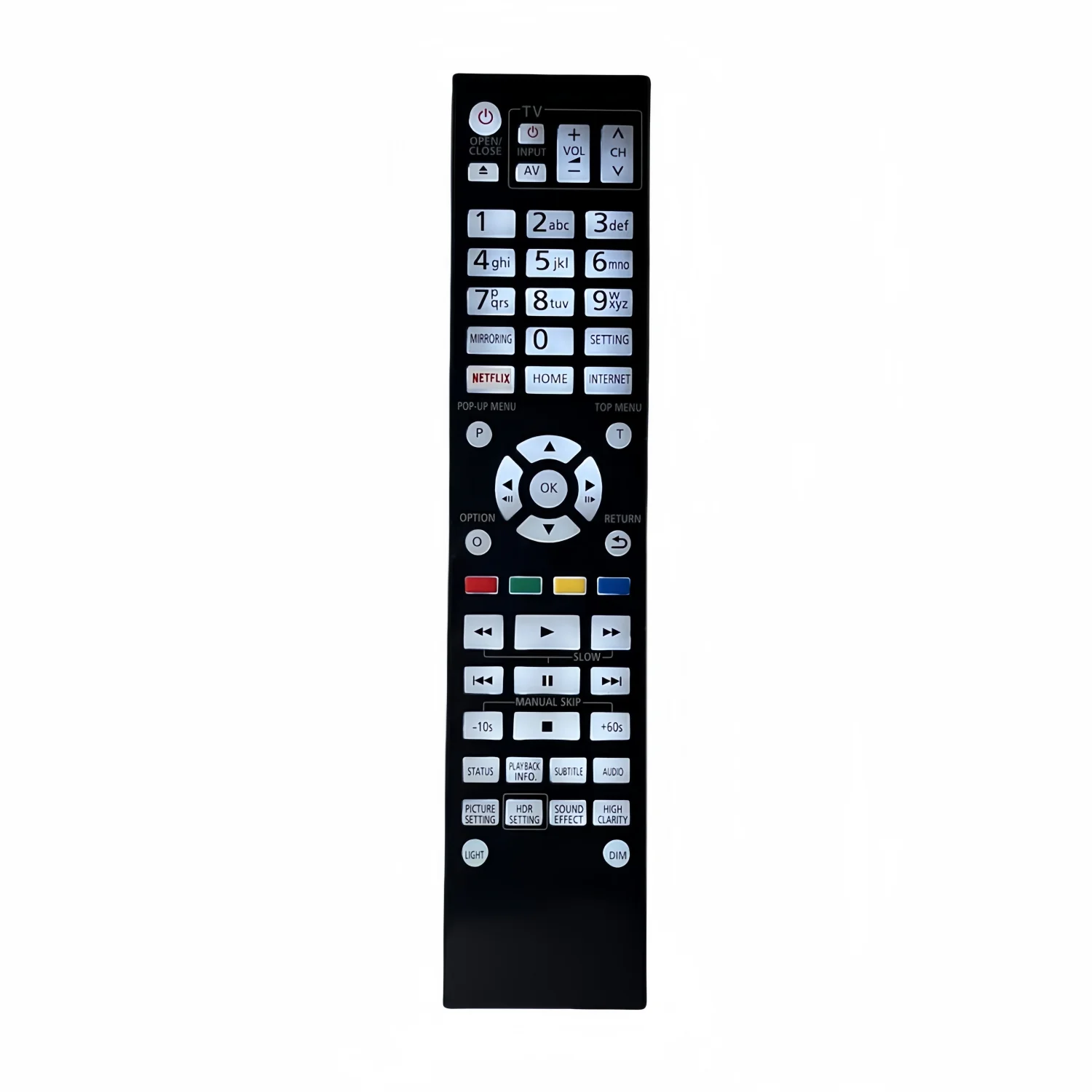 N2QAYA000172 Replace Remote Control for Panasonic Blu-ray Disc Player DP-UB9000 DPUB9000 UB820EB N2QAYB000175 N2QAYA000128