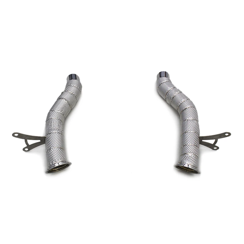 

Custom Engine Header Downpipe In Stock For Ferrari 458 4.5 2013-2016 Exhaust System Free Flow Pipe SUS304 Muffler Exhauster