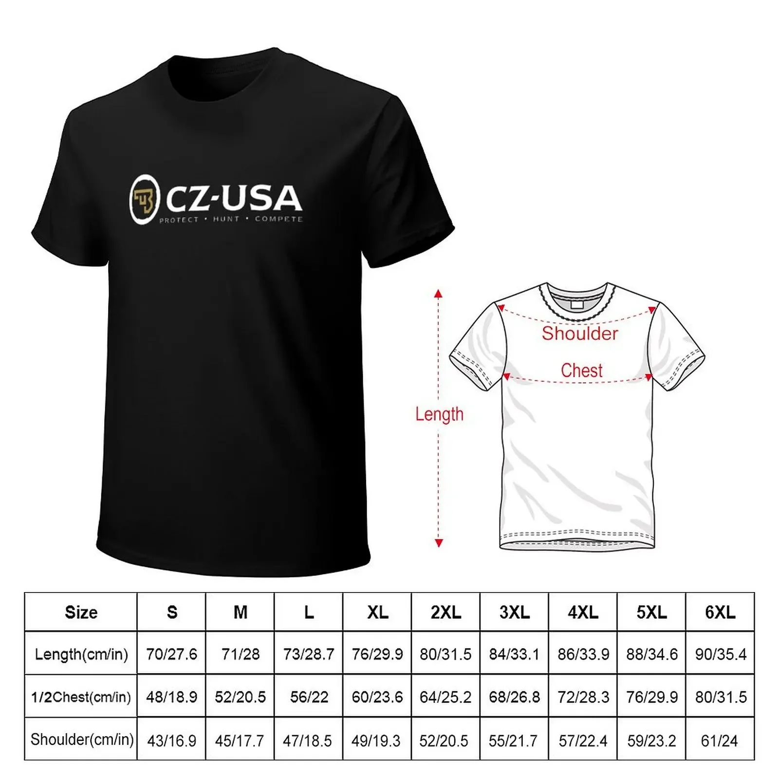 CZ-USA Firearms T-Shirt sublime boys whites blue archive custom t shirt oversized t shirt men