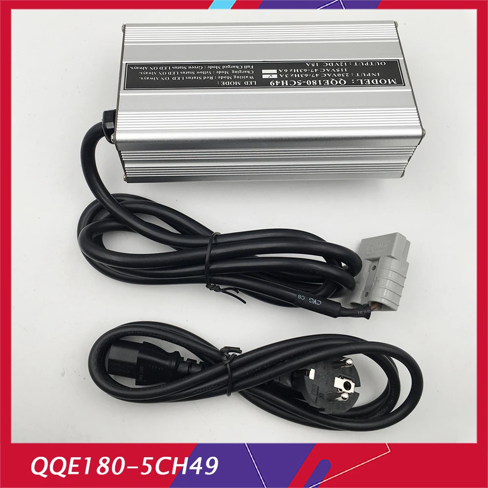 Hot Sale For QQE180-5CH49 Charger 12V 15A 230VAC Forklift Charger Lift Truck Charger