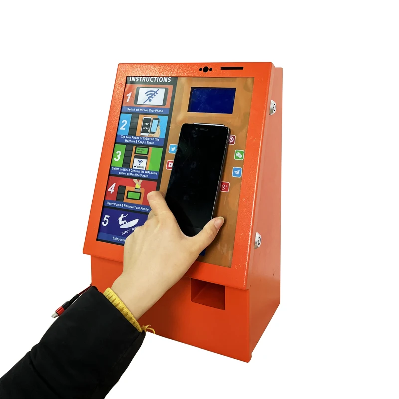 EE Cheap Price Coin Operated Cell Phone Mobile Phone WiFi Outdoor Kiosk Vending Machine