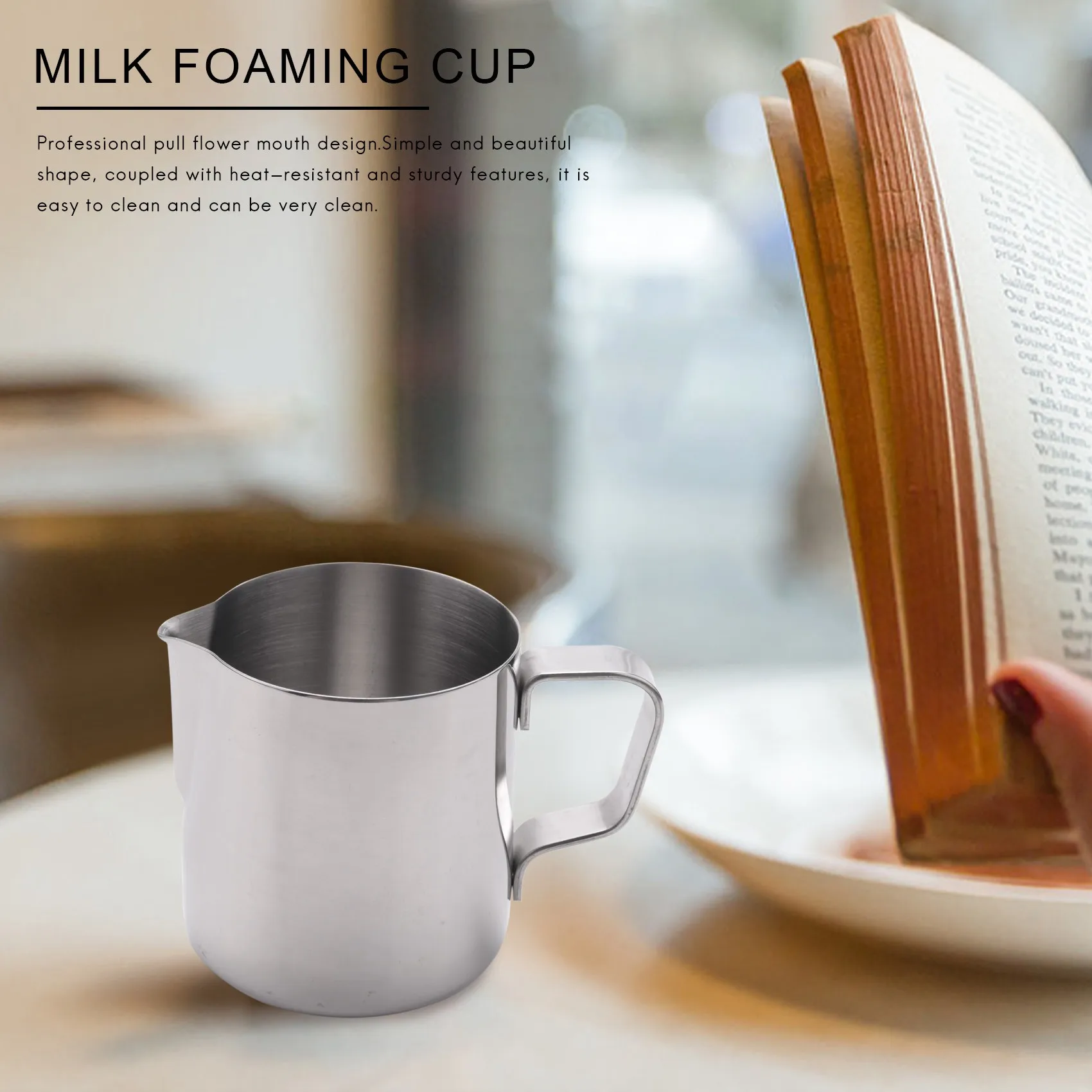 Milk Jug Milk Pitcher Stainless Steel Milk Bowls For Milk Frother Craft Coffee Latte Milk Frothing Pitcher Latte Art (200ml)