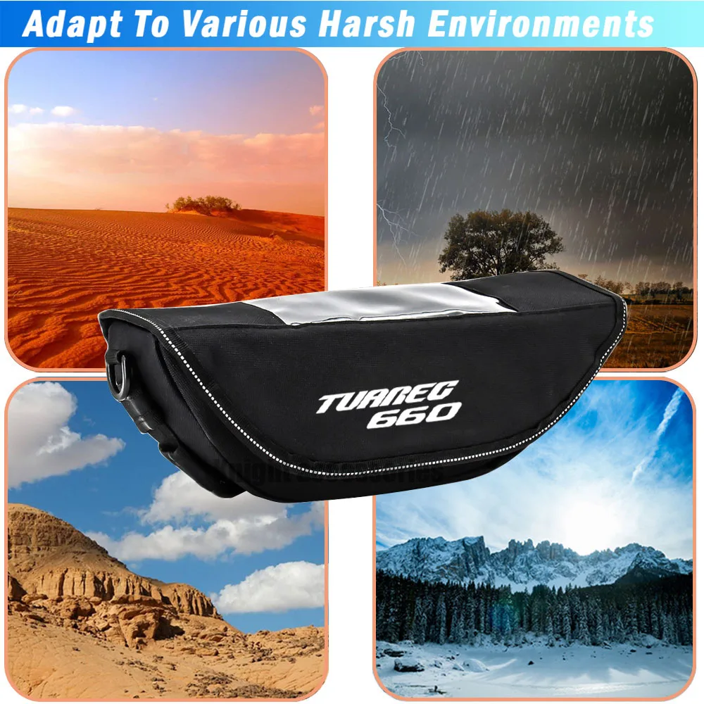 Motorcycle Accessories Waterproof Bag Storage Handlebar Bag Travel Tool Bag Tuareg 660 For Aprilia Tuareg 660 Tuareg660