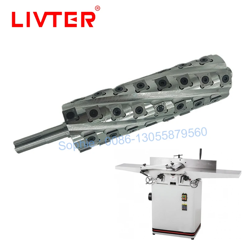 LIVTER-Plaina eixo para Delta 37-301 Jointer Shelix cabeça de corte para JET JJ8M plaina, 8