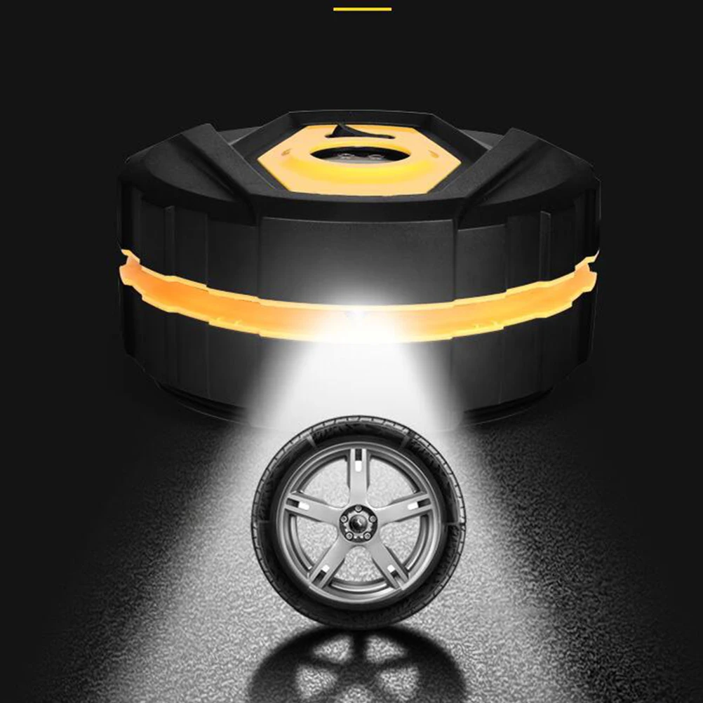 

12V Car Tire Inflator Air Compressor Electric Pump Portable Compact Design Long Service Life Low Noise Easy Carry Emergency