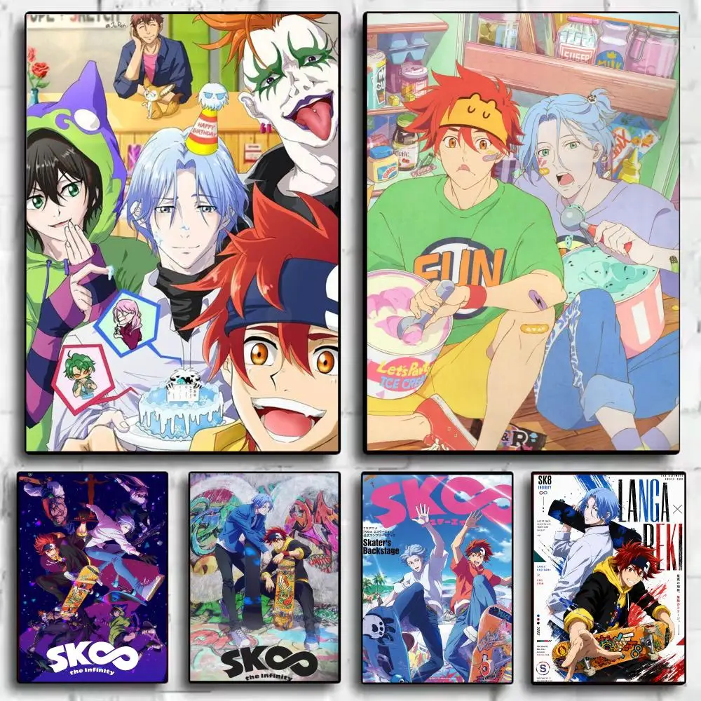 Anime S-SK8 the Infinity Poster Modern  Wall Art Aesthetic Minimalist Bedroom Decor Cafe Home Gift