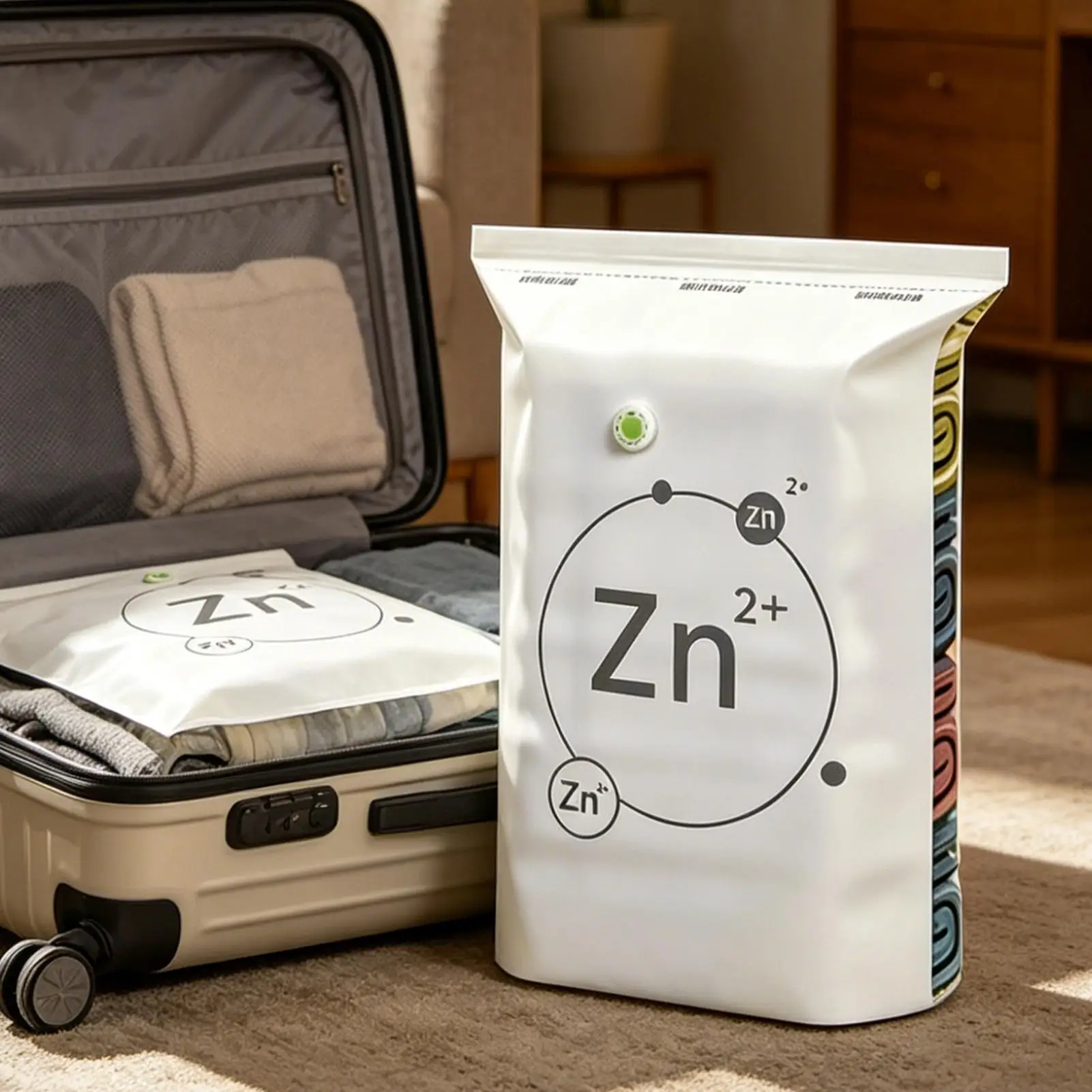 No Pump Vacuum Storage Bags Mold Proof Compression Pack Space Saving Sealed for Blanket Clothes Comforter Closet Moving Travel