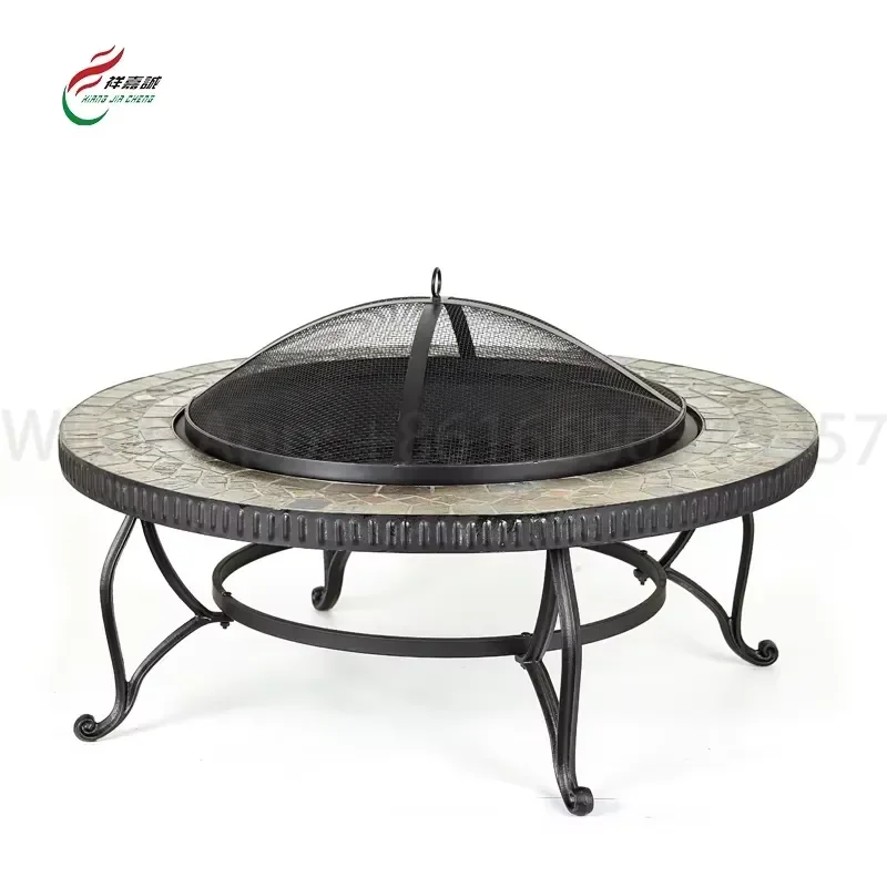 Outdoor Camping Fire Pit Large Bonfire Wood Burning Patio Backyard Firepit for Outside