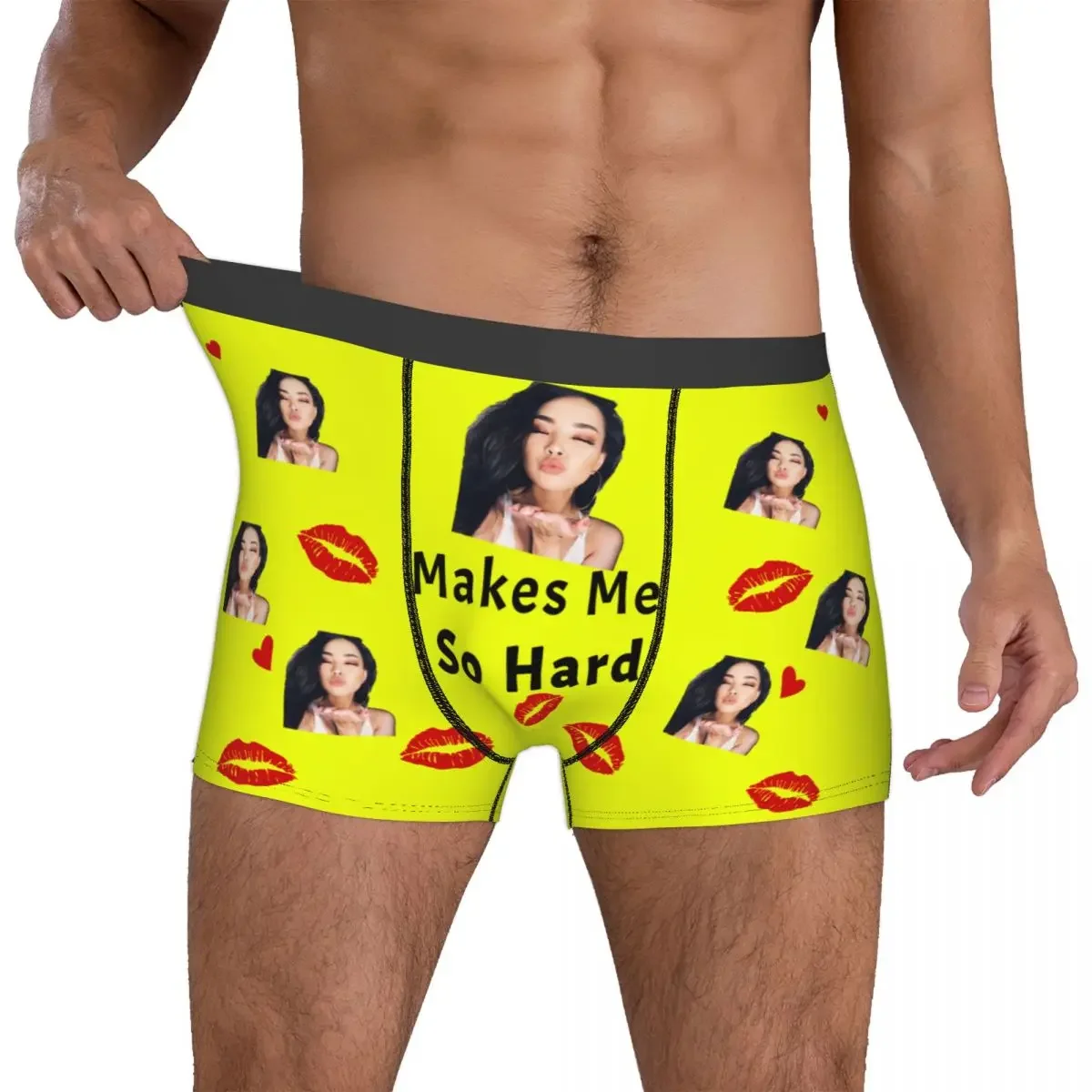 Fun Couple Gifts for Husband Boxer Brief Custom with Photo Boyfriend Birthday  Idea Cozy Underwear Shorts Personalized