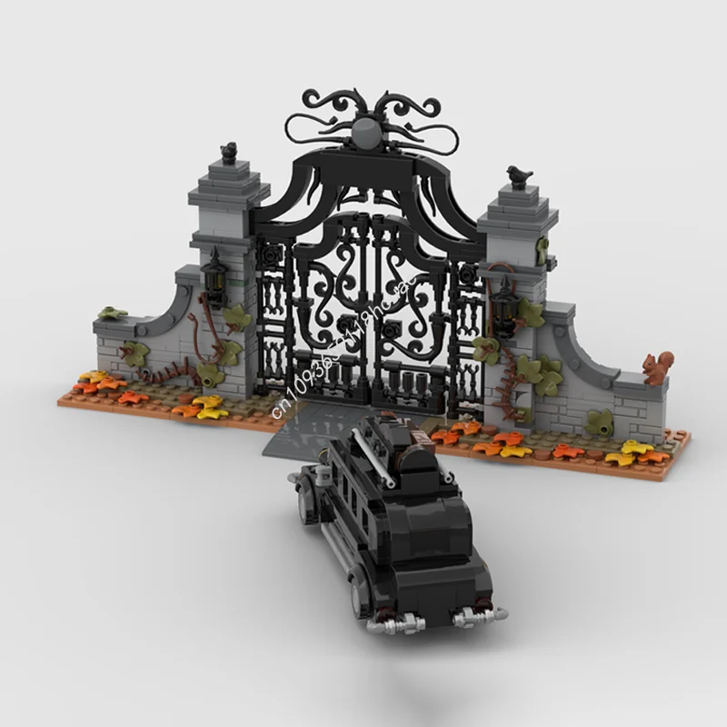 

804 шт. MOC Прибытие Nevermore nan Модель Строительные блоки Игрушки на день рождения Сборка Архитектуры Детские рождественские подарки