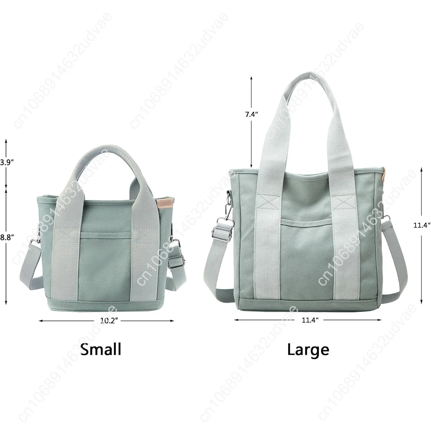 2025 Small Tote Bag with Zipper Tote for Women Canvas Crossbody Bag Shoulder Satchel Hobo Messenger Bag